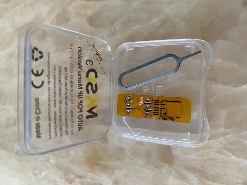1 шт. MKSD3 gold SIM ICCID+ MNC Auto World идеально sim-карта для IOS 13.2.2 iPhone11 PRO MAX XS Max XR все носители PLUG N PLAY