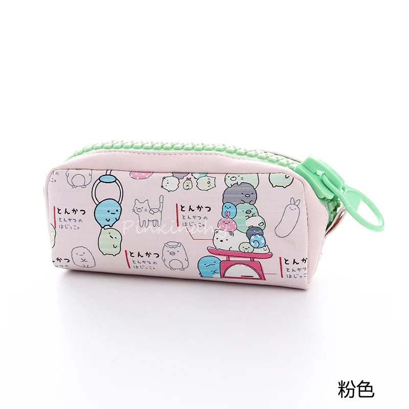 Креативный чехол-карандаш Sumikko Gurashi с рисунком кота Kawaii для девочек и мальчиков, школьный пенал для карандашей, Большой корейский пенал для ручек Kawaii Statione - Цвет: 2