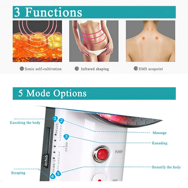 Ultrasound Cavitation Body Slimming Massager 3 In 1  5