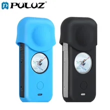 Puluz corpo inteiro capa protetora à prova de poeira caso de silicone macio para insta360 um x2 câmera accessorie