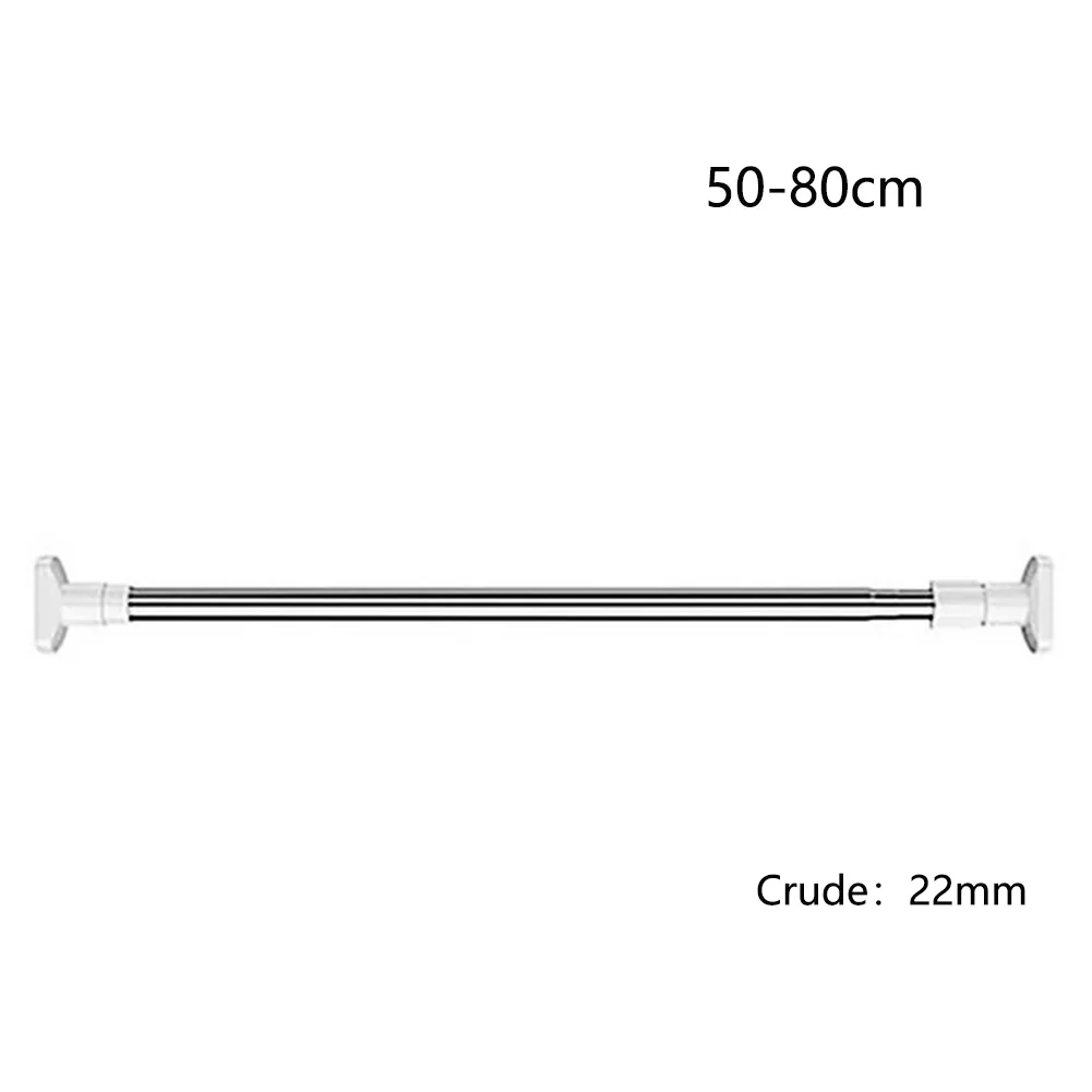 Выдвижные стойки для душевой шторки телескопическая Антикоррозийная нержавеющая сталь для одежды Улучшенная ванная многофункциональная