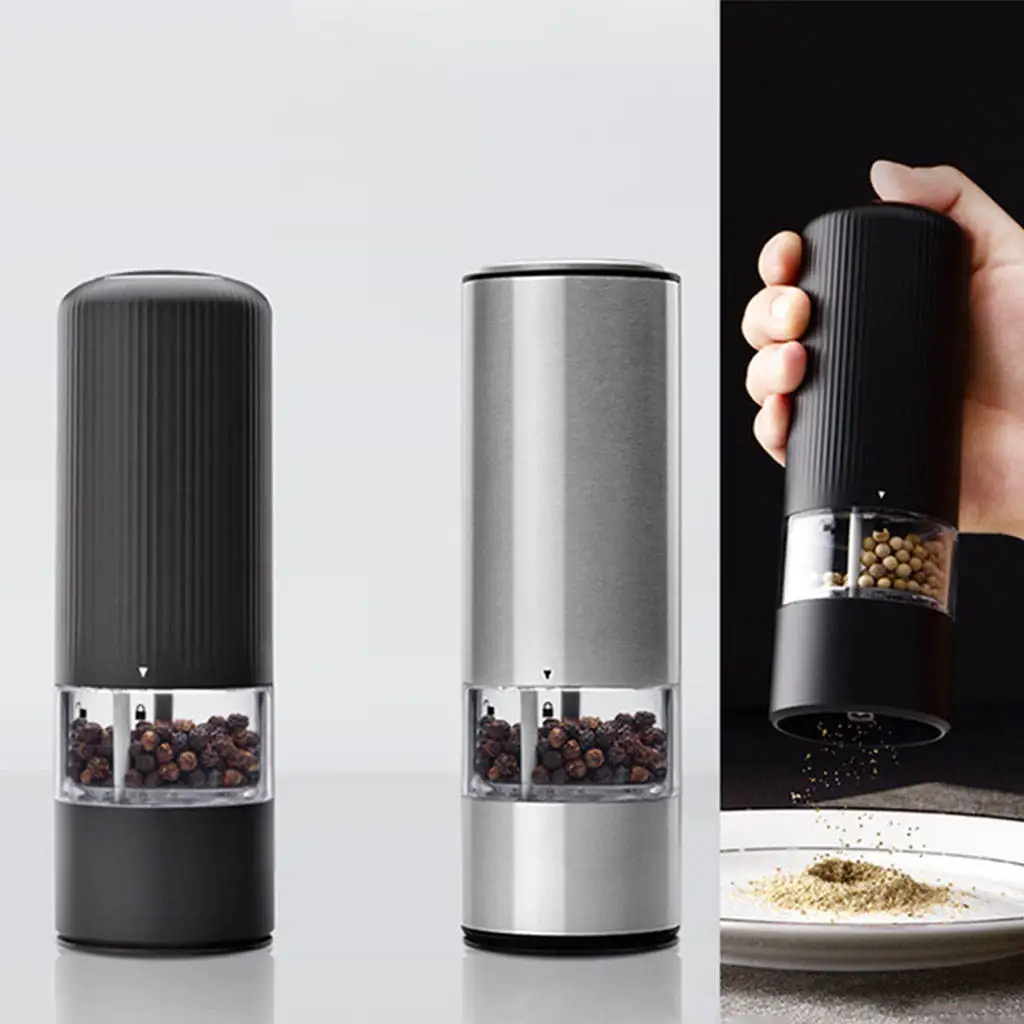 Electric Pepper Grinder Battery Operated Salt And Pepper Grinder Herb
