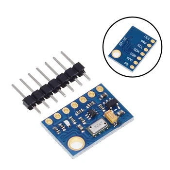 

10pcs GY-63 MS5611 High-resolution Atmospheric Height Sensor Module IIC / SPI Communication