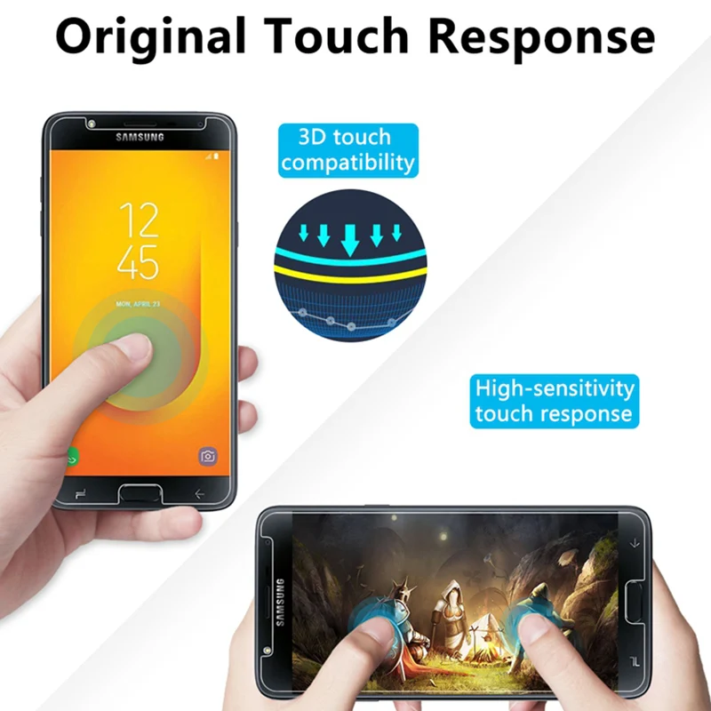 Защитная пленка для экрана Samsung J3 Pro 2017 закаленное стекло J5 защитное европейского