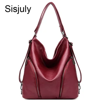 

Sisjuly Fashion Women Handbags Large Capacity Tote Bags Multifuction Leather Bags Designer for Women Shoulder Crossbody Bags Sac