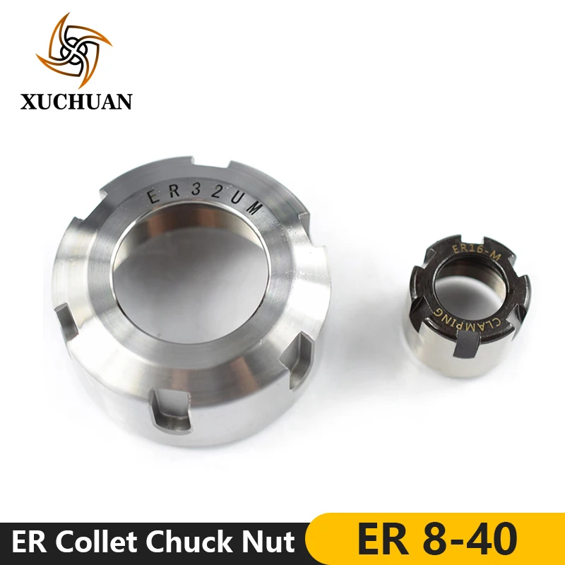 

1pc ER8-40 ER Nut A/M Type Collet Chuck Nut For CNC Milling Cutter Router Tool Collet Clamp Nut