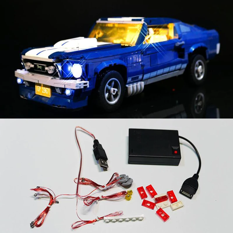 Комплект со светодиодной подсветкой для lego 10265 Ford Mustang высокотехнологичные