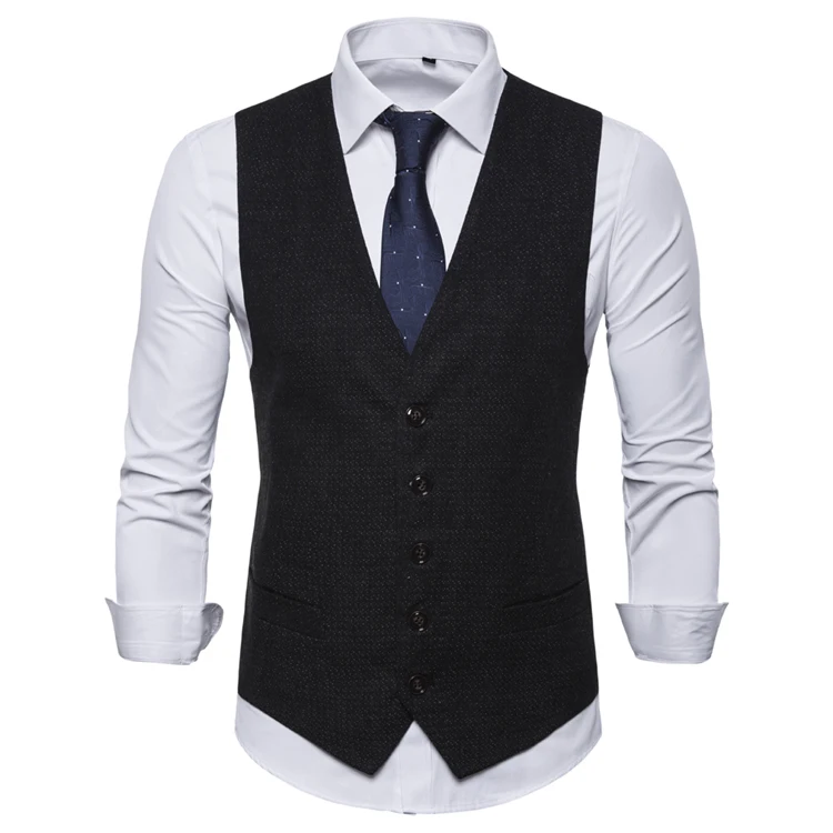 Ouma Для мужчин, деловой жилет, костюм Slim Fit вечерние Для мужчин однотонный Цвет однобортный плюс-Размер затрудняетесь в выборе правильного размера? Жилет Для Мужчин's