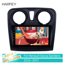Harfey 9 дюймов 2 din Android 8,1 Автомобильный мультимедийный плеер для Renault Dacia Sandero 2012 2013- с задней камерой