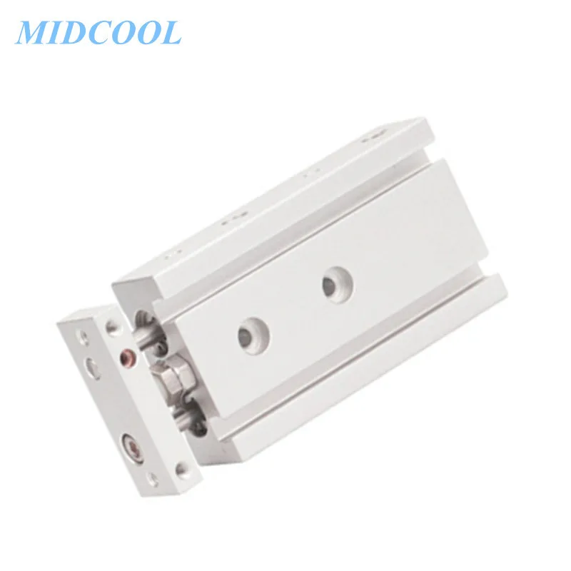 Cilindro Pneumatico Serie Tr 6 10 16 20 25 32Mm Alesaggio Cilindro Pneumatico A Doppio Stelo Tipo A Doppio Effetto Corsa 10 20 30 40 50 60 70 80Mm