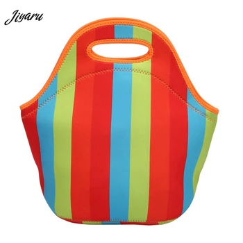 

2020 Fashion Lunch Bag Neoprene Food Cooler Tote Waterproof Beverage Storage Lunch Bag Thermal Insulated Pouch for Women