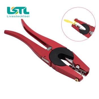 

Livestock Animal Ear Tag Applicator Cow Sheep Ear Tag Cards Pliers Animal Identify Card Installer Alloy