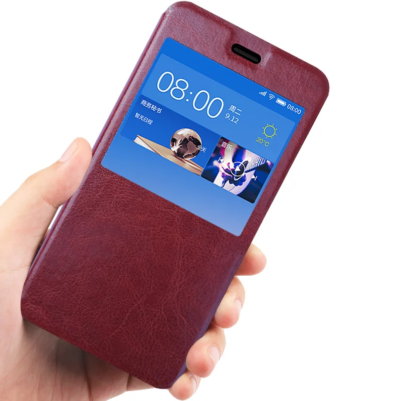 Чехол для Huawei Honor play чехол 8X с откидным окном из искусственной кожи Nova 3 3i P smart plus
