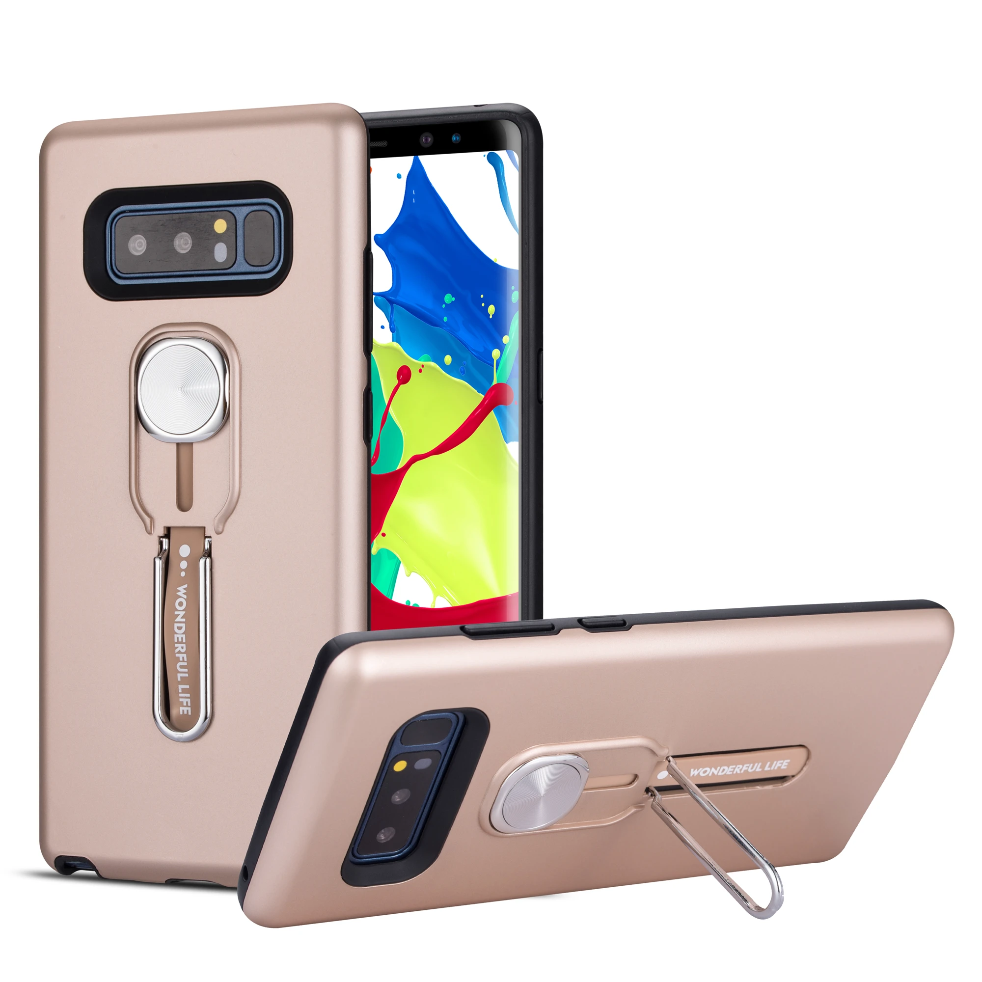 Для samsung note8 King Raytheon серии модный чехол для делового телефона подножка повышенной прочности защита для задняя крышка смартфона