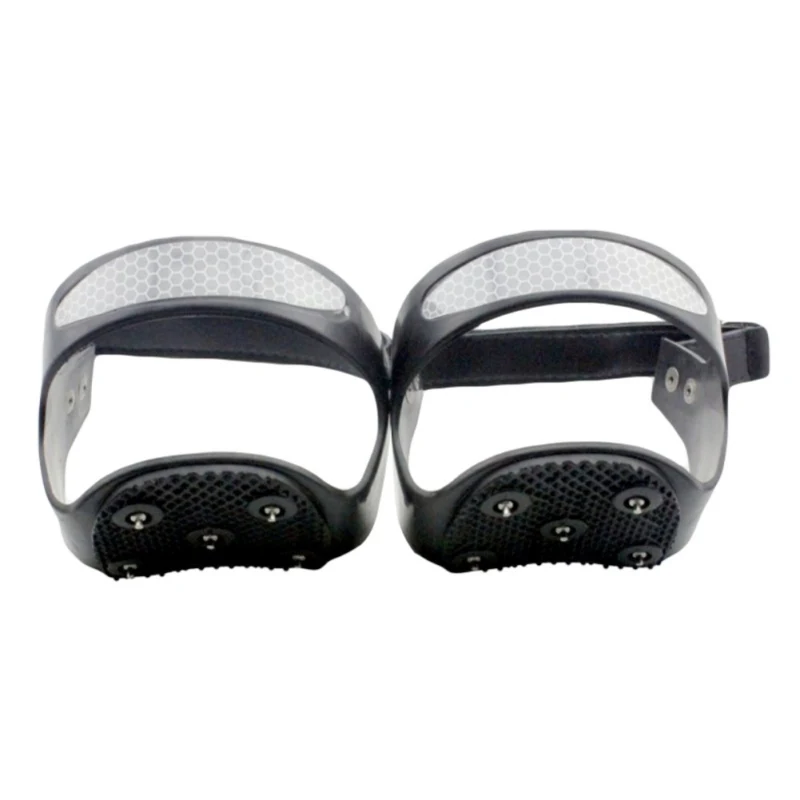 

Outdoor Mountaineering Climbing Antiskid Crampon Winter Walk 5 Teeth Ice Fishing Snowshoes Shoe Covers Cleats Grippers