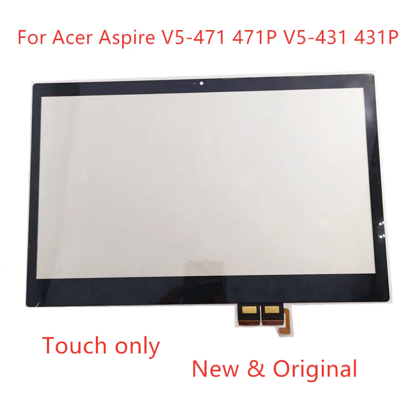 

Бесплатная доставка, 14-дюймовое Сенсорное стекло для Acer Aspire E5-471 series, сенсорный экран, дигитайзер, стеклянный датчик, запасные части