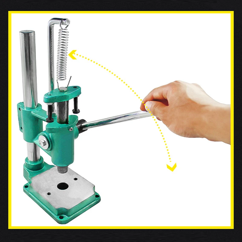 JM16 Small Industrial Hand Machine Manual Presses Machine Mini Tablet Pill Press Machine Tablet Die Mold Easy Manual Hand Punch