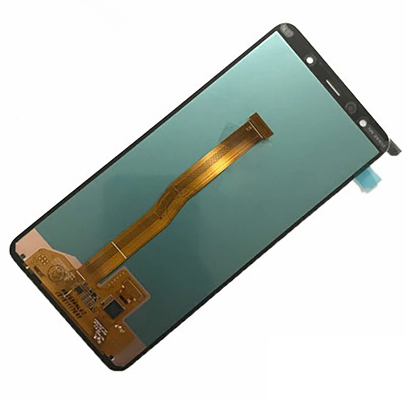 test A750 lcd для samsung Galaxy A7 SM-A750F A750F A750 lcd с рамкой дисплея кодирующий преобразователь сенсорного экрана в сборе