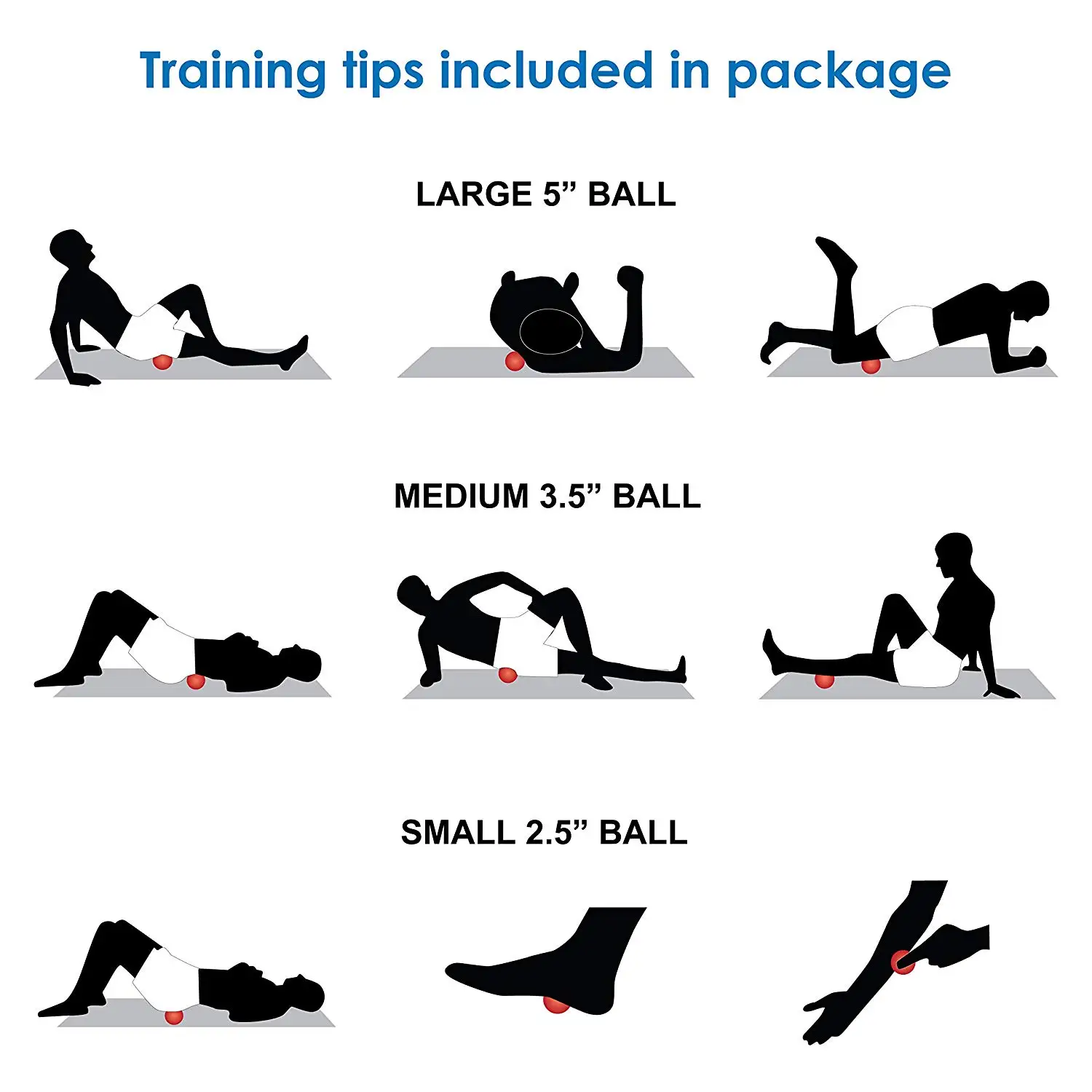 Мышечные массажные шары Лакросса тренировочная фассия мяч йога массажер для тела тренажерный зал расслабляющий инструмент миофассия терапия