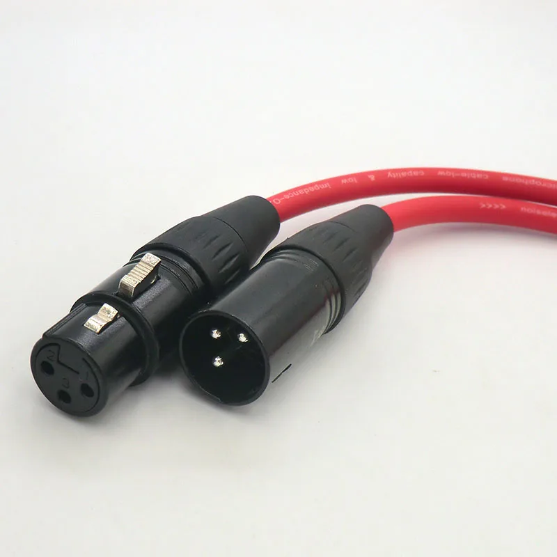 XLR кабель папа-мама микрофон аудио кабель-удлинитель для микрофонов, микшеров, усилителей 1, 1,5, 3,5, 10 м