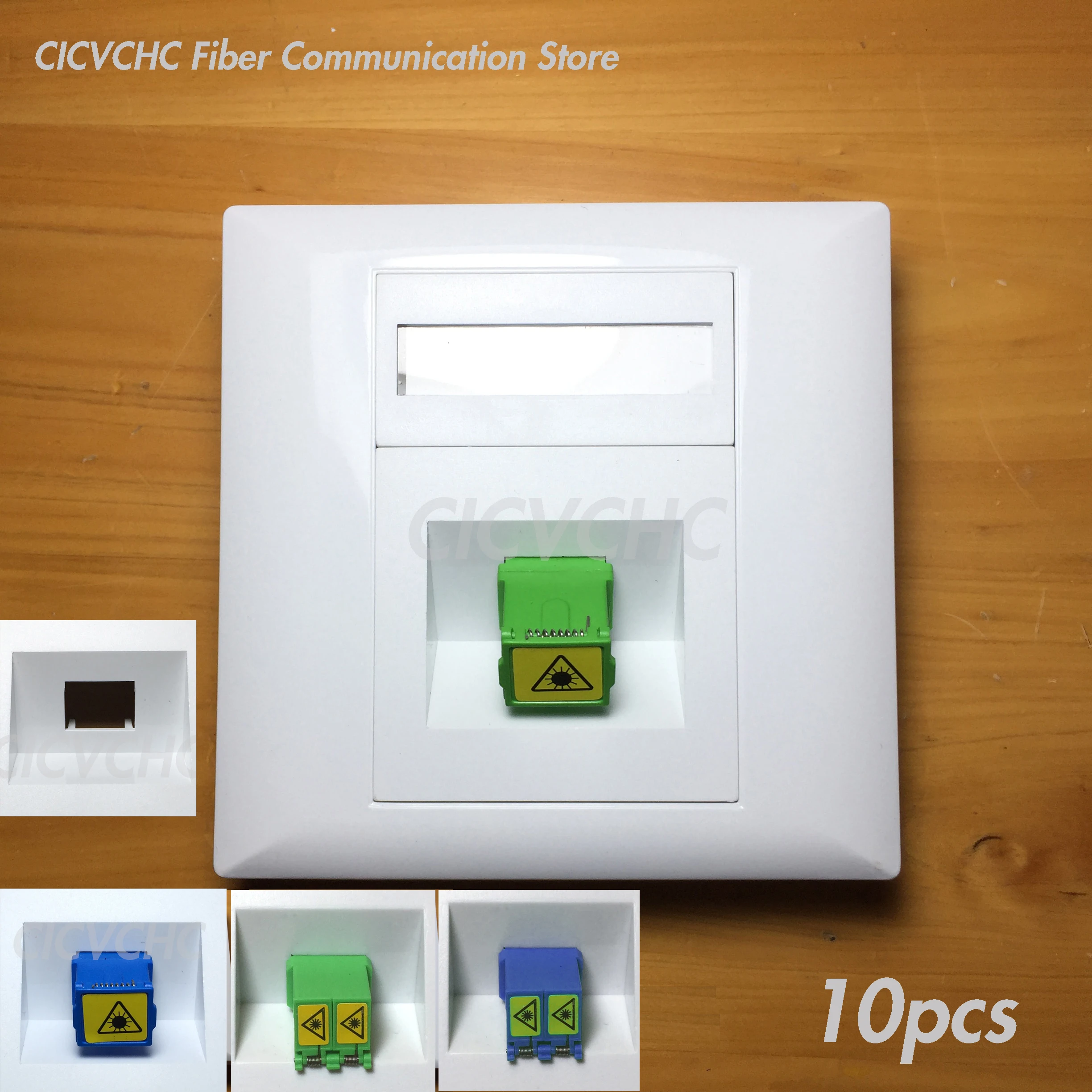 10 шт. 86x86 мм панель для Simplex SC или Дуплексный LC адаптер/белый/FTTH ODN|ftth terminal|ftthpannel |