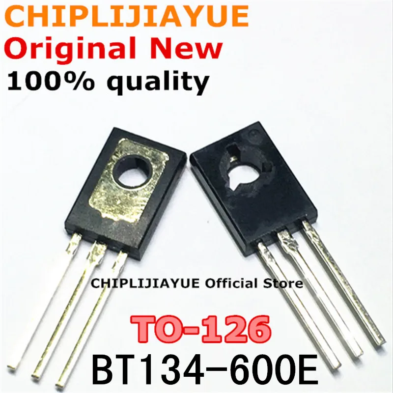 10PCS BT134 600E TO126 600 TO 126 Новый и оригинальный чипсет IC|work work|ic chip100 pcs |
