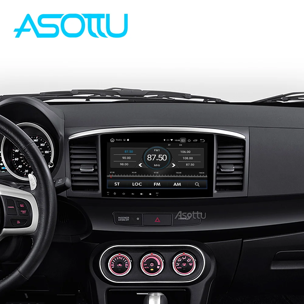 Top Asottu CYS1060 Android 9.0 PX30 for Mitsubishi Lancer stereo multimedia headunit GPS Radio car dvd gps player stereo gps 4