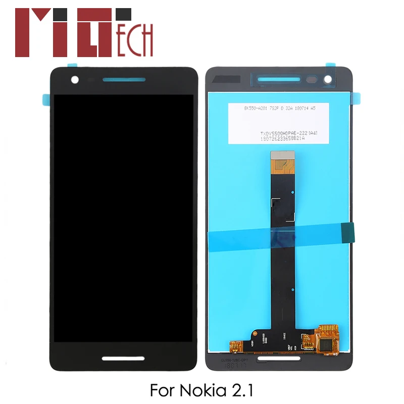 

LCD Display For Nokia 2.1 TA-1080 TA-1084 A-1086 TA-1092 Touch Screen Digitizer Assembly Replacement No Frame with Tools 5.5''