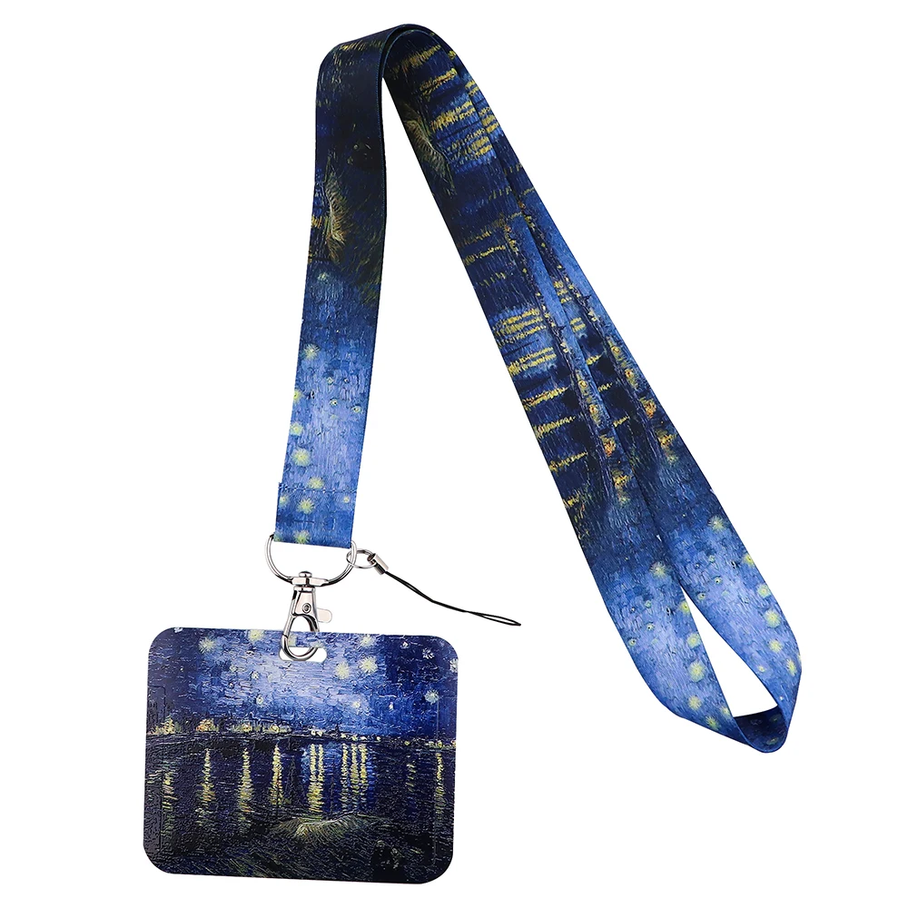 Wholesale Sakura Daisy Yoga Lanyard – Stylish Neck Strap & ID Badge Holder Accessories