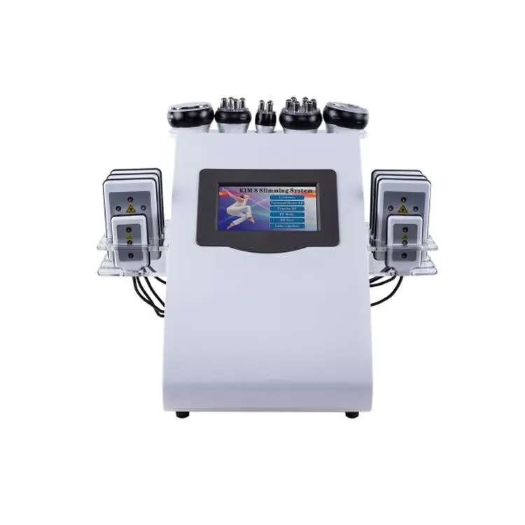 Versatile 6 IN 1 40k Ultrasonic Cavitation Machine LipoLaser Machine Vacuum RF Ultrasonic Liposuction Cavitation Slimming Machine CE