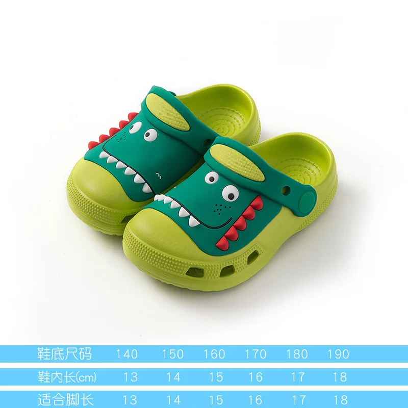 best leather shoes 2-18y Kids Mules & Clogs Summer Baby Toddler Boys And Girls Sandals Cartoon Dinosaur Slippers Children's Garden Shoes H19 bata children's sandals Children's Shoes