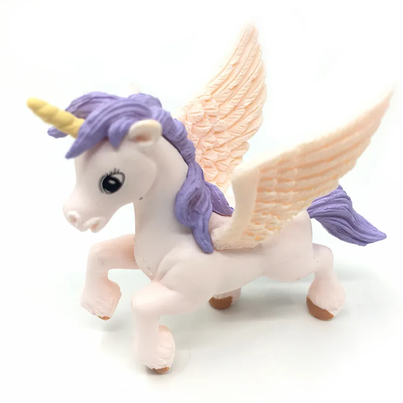 Miniature Rainbow Cake Decoration Unicorn Cake Flag Decoration Pegasus Unicorn Happy Birthday Party Cupcake Decoration Wedding