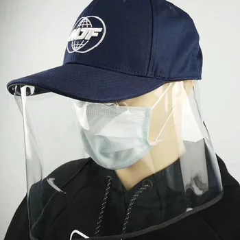 

Anti-saliva Hat Female Spring Summer Sunshade Belt Epidemic Prevention Fisherman Hat Windproof Dustproof Mask ProtectiveHat