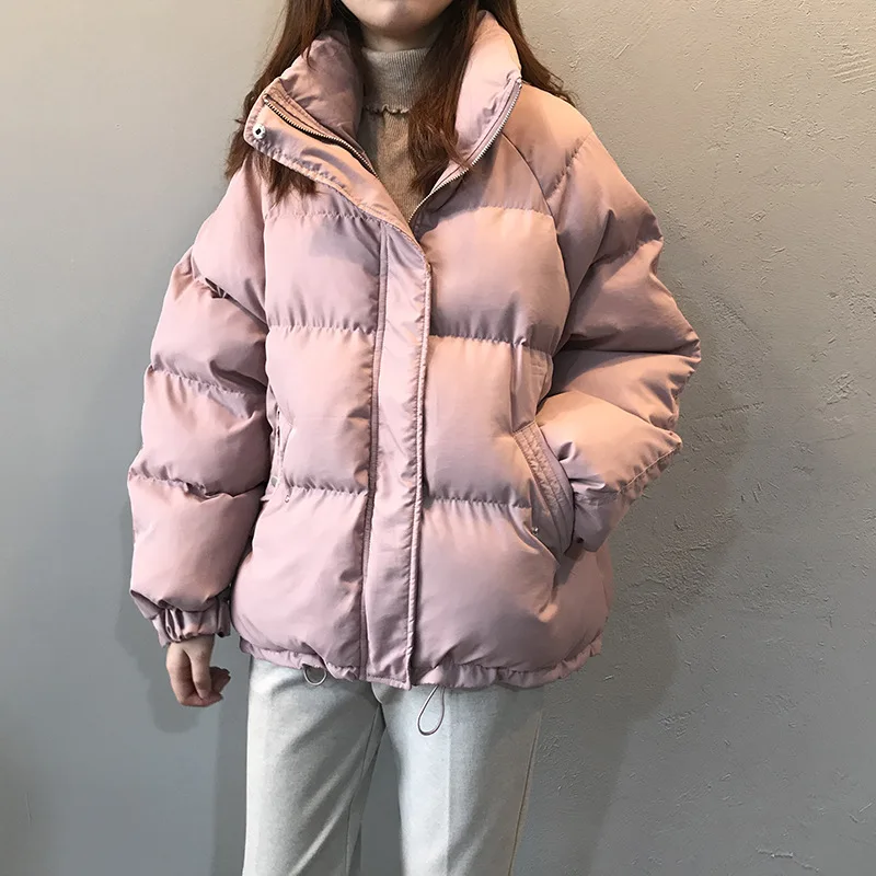 

Autumn Winter Jacket Women Parka 2020 Women's Jacket Stand Collar Thick Warm Coat Casual Oversized Outwear Female Parka Coat
