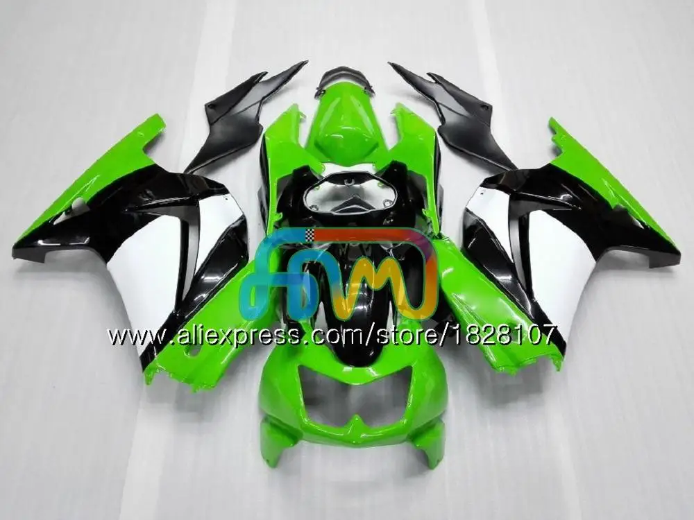 Корпус для KAWASAKI ZX-250R EX-250 EX250 ZX 250R 2BS. 6 Фиолетового И Зеленого Цветов, EX 250 ZX250R 08 09 10 11 12 2008 2009 2010 2011 2012 обтекатель - Цвет: No. 11