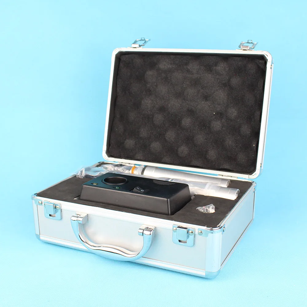 Optical Rechargeable Ophthalmoscope Retinoscope Combination Set Aluminium Case