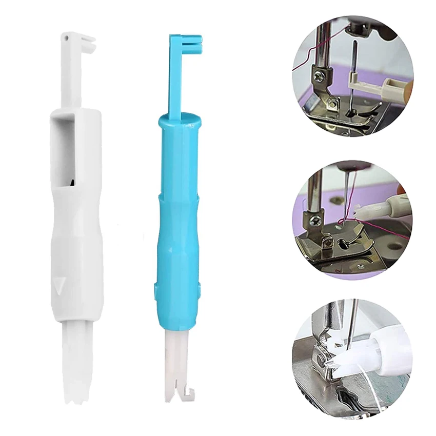 New 1Pcs Needle Threader Insertion Tool Applicator For Sewing Machine Sew Thread with English