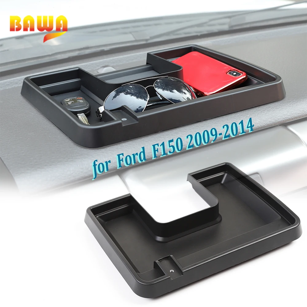 BAWA центральная консоль коробка для хранения с держателем мобильного телефона iPad кронштейн для Ford F150 Raptor 2009- автомобильные аксессуары