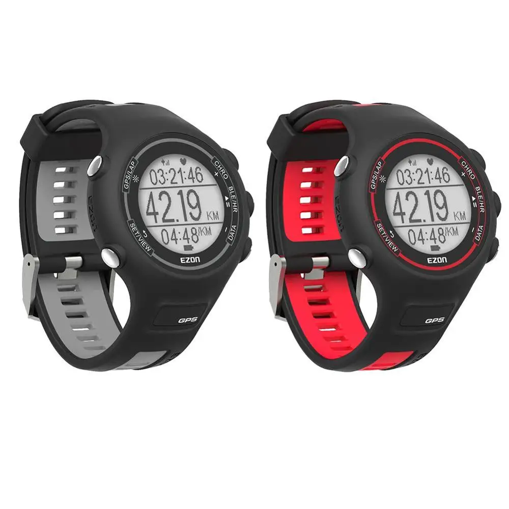 Смарт-часы EZON T901, gps монитор, спортивные часы для бега, шагомер, Bluetooth часы, шагомер, часы