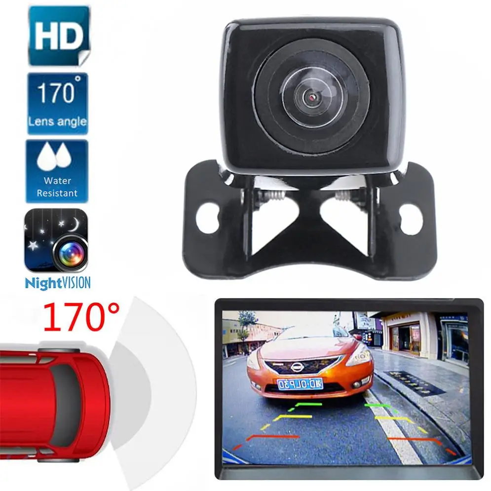 

CMOS Waterproof Night Vision Car Camera Rear View Adjustable Butterfly Parking Reversing Camera New