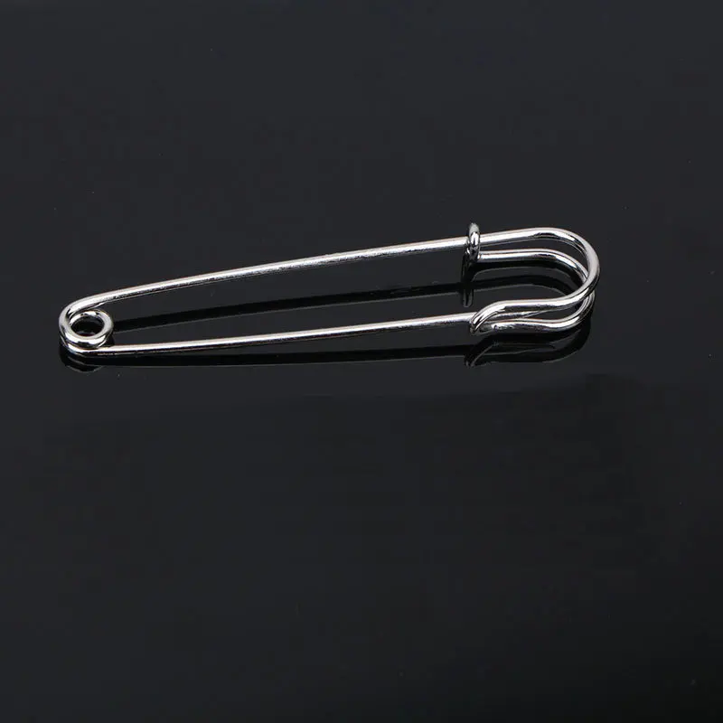 10/5PCS Silver Tone Rhinestone Safety Pins Large Safety Pins Nickel Finish Clothing  Pins Safety Pins Assorted for Art Craft - AliExpress