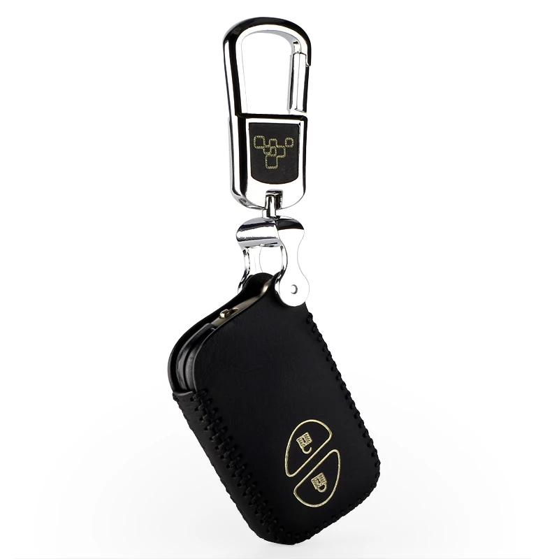Luckeasy чехол для lexus es ct 2012 rx270 2011 2013 byd чехол с удаленными ключами кожаный чехол для ключей автомобиля key2s - Название цвета: Коричневый