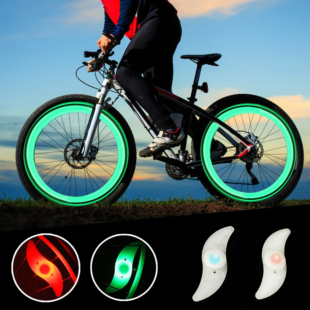 

Waterproof Bicycle Spoke Light LED Bike Wheel Light Reflective Cycling Safety Warning Light Bike Decoration Spokes with Battery