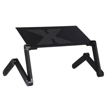 

Adjustable Aluminum Laptop Desk Ergonomic Portable Bed Tray Table Stand Notebook Table Desk Stand With / Without Mouse Pad