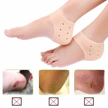 

1Pcs Comfortable Gel Silicone Cracked Foot Heel Skin Moisturizing Socks Protector Washable Non-toxic Drop Shipping