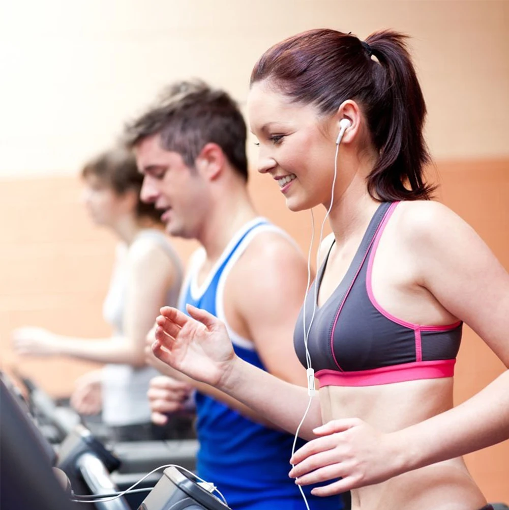 Portable Wired Universal 3.5mm Earphone Music Headsets Earbuds Stereo Gaming Earphones With Micphone For iPhone Xiaomi Huawei