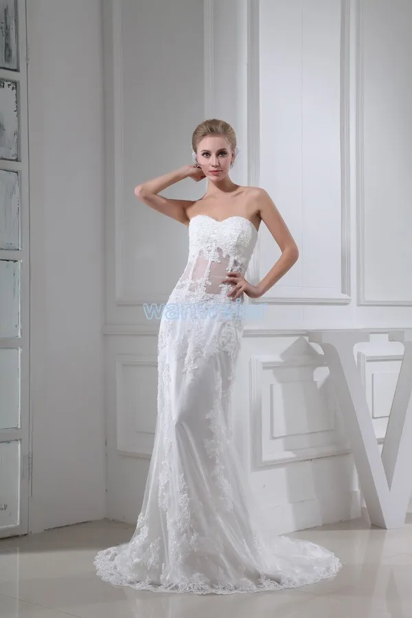 

free shipping 2017 new design fashion bride long custom sweetheart brides sexy long lace appliques mermaid wedding dress