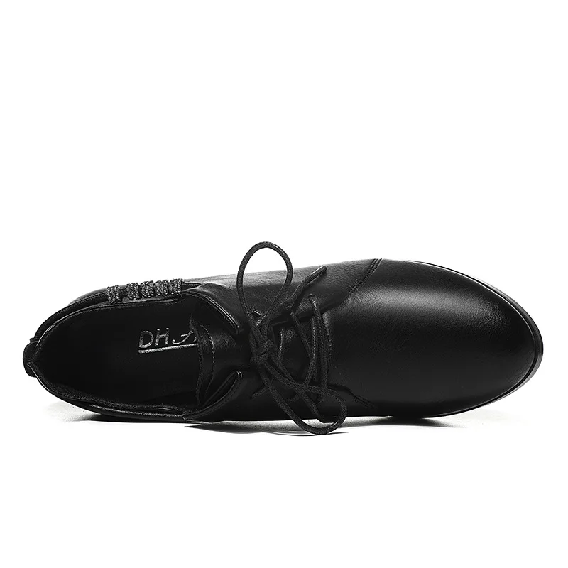 

Dunhu Genuine Product 2019 Autumn New Style Chunky Heel Pointed WOMEN'S Shoes Casual High Heel Boots Lace-up Women's Boots 68005