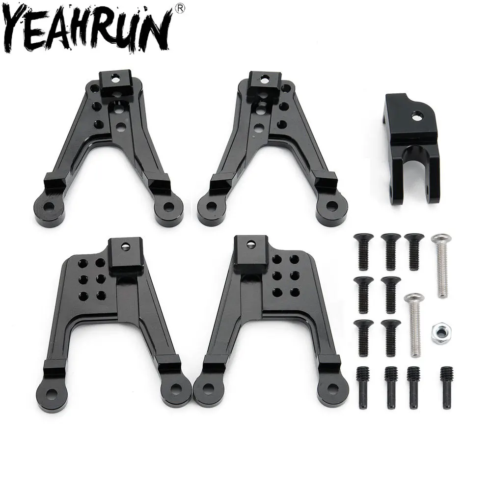 YEAHRUN Алюминиевый задний и передний амортизатор комплект подвески для 1/10 радиоуправляемая модель axial SCX10 90046 автомобиля