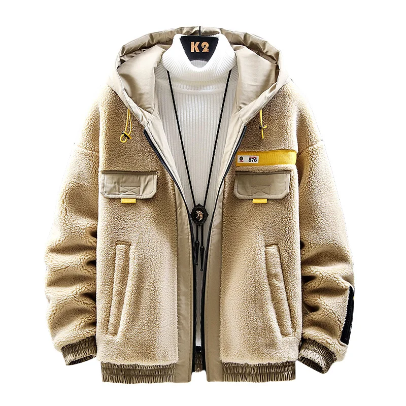 

Thick Men Winter Coat Fashion Men Clothes Cotton Warm Zipper Hooded Jacket Mens Slim Fit Outwear Male Tracksuit Sportswear